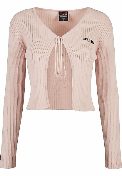 Fubu Cardigan "Fubu Damen FW222-016-1, Corporate Rib Knit Bolero rose" 1 tl günstig online kaufen