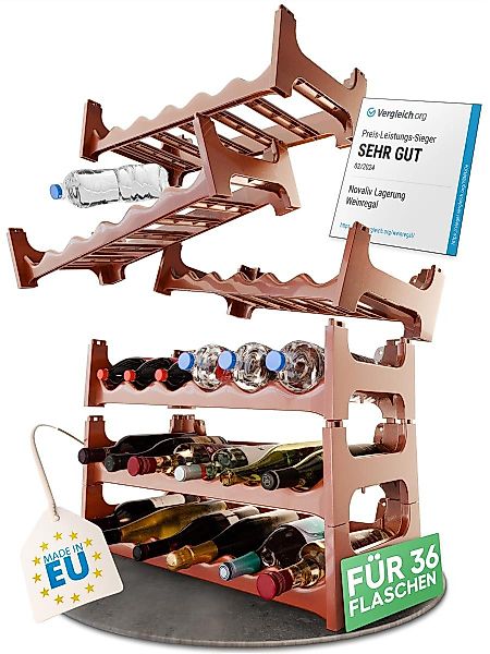 Novaliv Regal -, Spar-Set 6-tlg., Stapelbar,platzsparend, günstig online kaufen