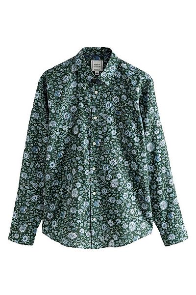 Next Langarmhemd Regular Fit Langarmhemd mit Print (1-tlg) günstig online kaufen