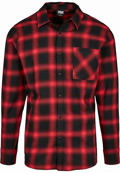 URBAN CLASSICS Outdoorhemd Urban Classics Herren Langarmhemd Oversized Chec günstig online kaufen