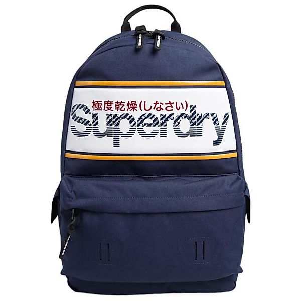 Superdry Stripe Logo Rucksack One Size Downhill Blue günstig online kaufen