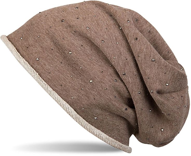 styleBREAKER Beanie Beanie mit Strass Nieten günstig online kaufen