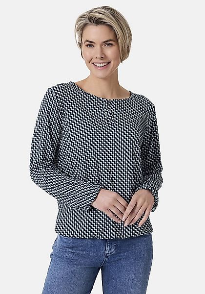 STOOKER WOMEN Langarmshirt CALLA Print Langarmshirt Regular Fit Blusen-Shir günstig online kaufen