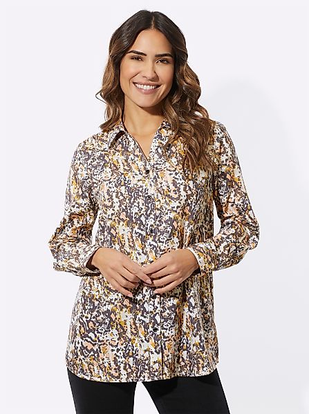 Sieh an! Klassische Bluse Longbluse günstig online kaufen