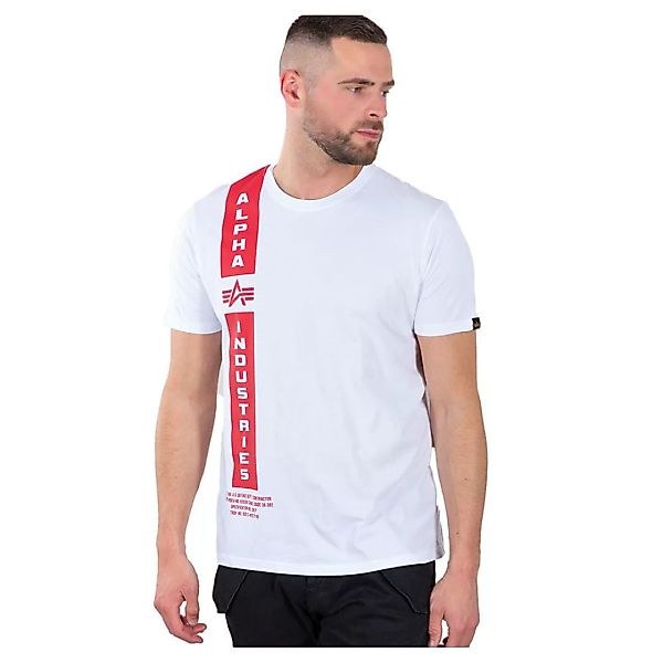 Alpha Industries Defense Kurzärmeliges T-shirt S White / Red günstig online kaufen