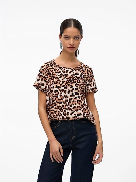 Vero Moda Kurzarmshirt "VMEASY JOY S/S TOP WVN GA" günstig online kaufen