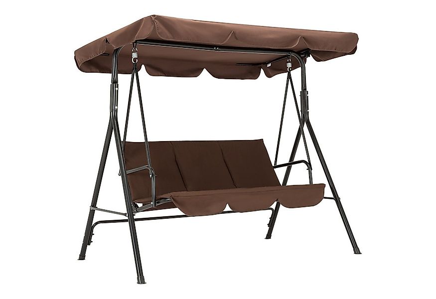 MCombo Hollywoodschaukel MCombo 3-Sitzer Hollywoodschaukel Gartenschaukel 8 günstig online kaufen