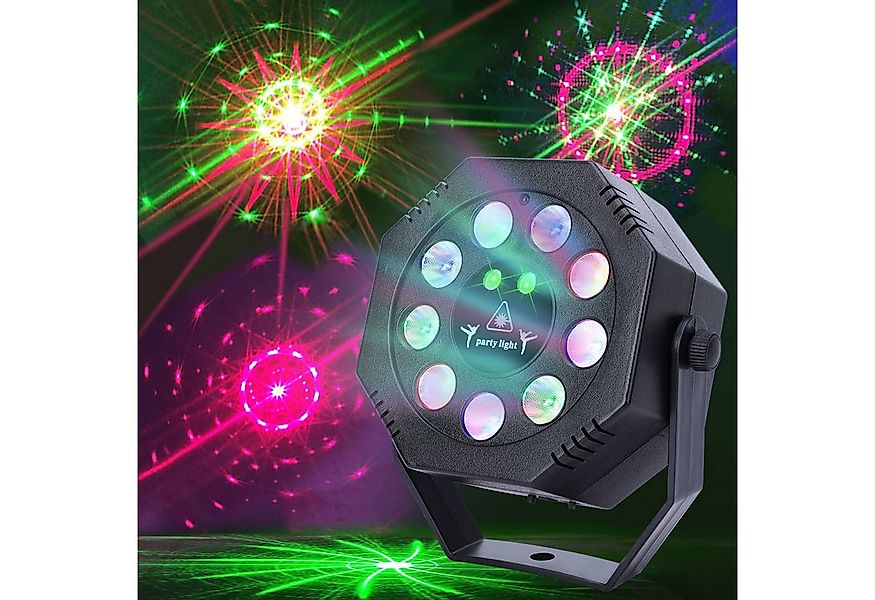 Rosnek LED Discolicht Tragbar, Stroboskop, Sound Aktiviert, für Halloween P günstig online kaufen
