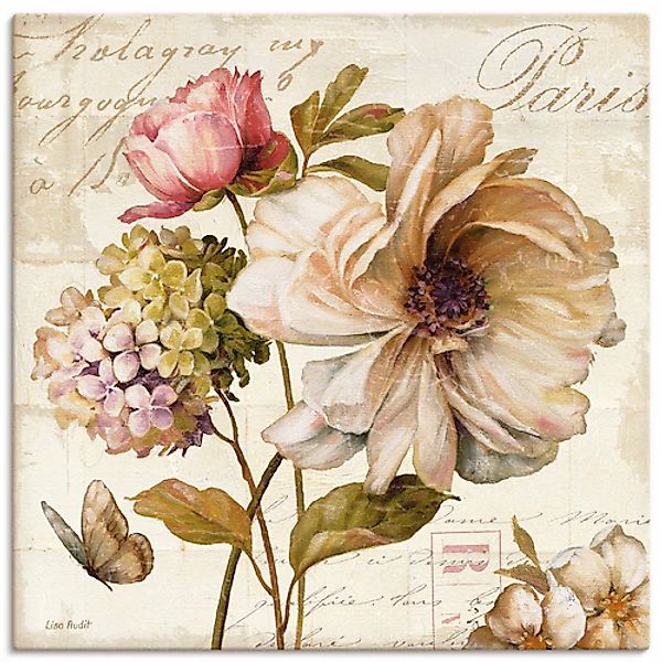 Artland Wandbild »Blumen II« 1 Stk. tlg. als Leinwandbild, Poster, Wandaufk günstig online kaufen