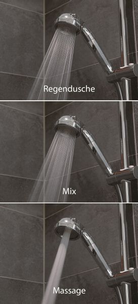 BONETTI Duschbrause Duschkopf mit 3 Strahlarten günstig online kaufen