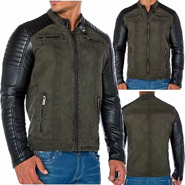 RedBridge Lederimitatjacke Biker Jacke Kunst- Lederjacke Jacket 2in1 Look K günstig online kaufen