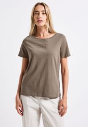 STREET ONE T-Shirt aus reiner Baumwolle günstig online kaufen