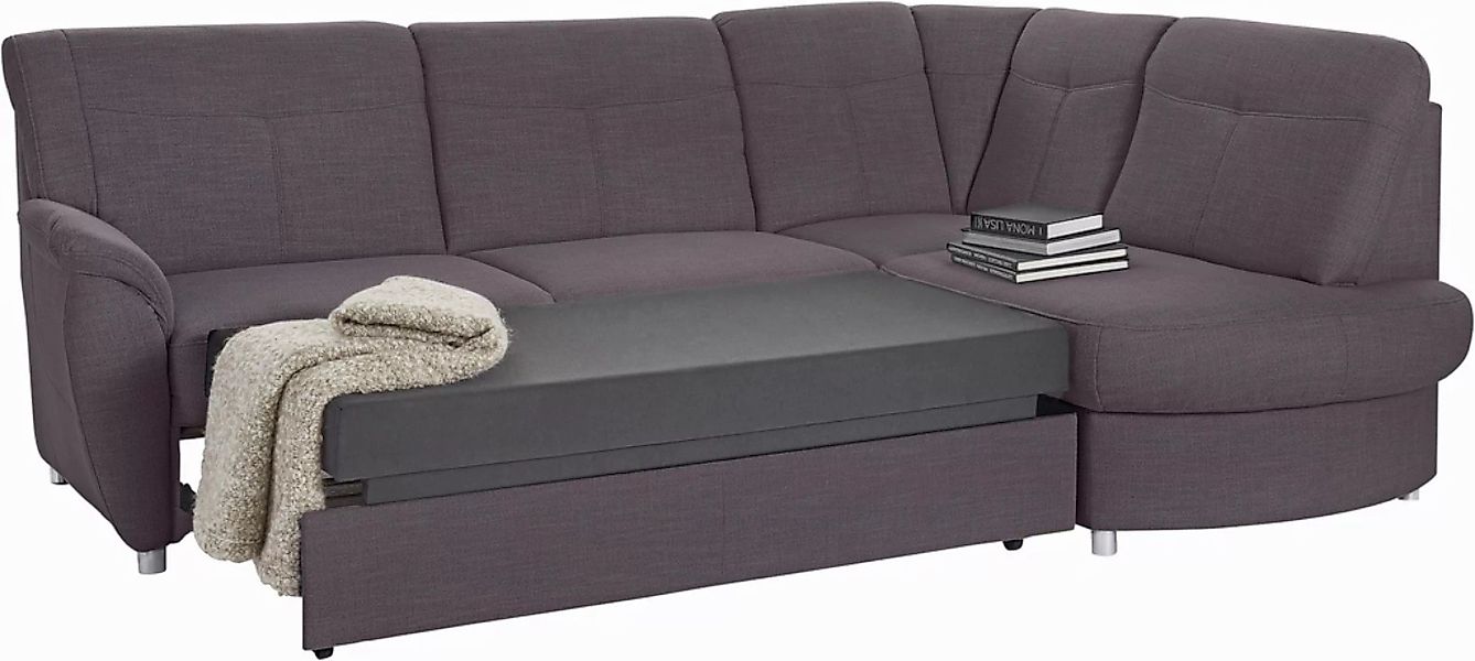 sit&more Ecksofa "Sonoma L-Form", wahlweise mit Bettfunktion und Bettkasten günstig online kaufen