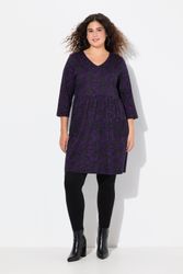 Ulla Popken Longshirt Longshirt A-Linie Blumendruck günstig online kaufen