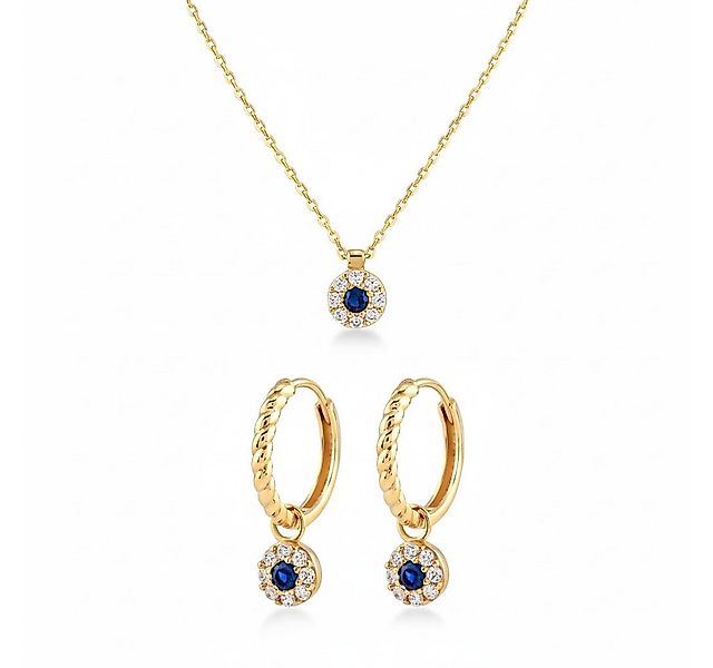 Suzan Gold Schmuckset Suzan Gold® Celestia Bloom – 375 Echtgold Schmuckset günstig online kaufen