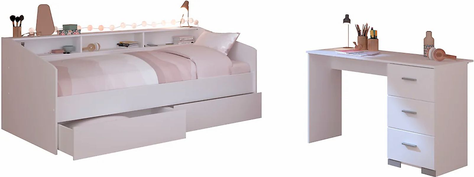 Parisot Jugendzimmer-Set "Sleep 41" Set, 3 Stk. tlg. Rückwände der Fächer a günstig online kaufen