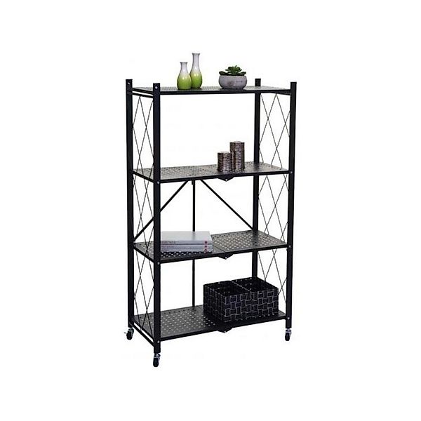 BERLINLODGE® Regal Mobiles Klappregal auf Rollen günstig online kaufen