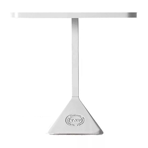 Kristalia - TNP Bistro Tisch - weiß RAL 9010/lackiert/Fuss Gusseisen /70x70 günstig online kaufen