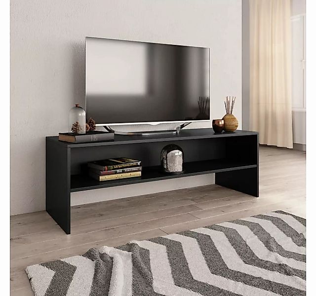 furnicato TV-Schrank Schwarz 120x40x40 cm Holzwerkstoff günstig online kaufen