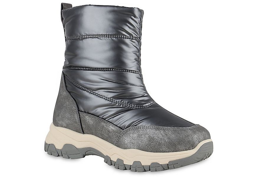 VAN HILL 840895 Outdoorschuh Damen Warm Gefütterte Outdoor Bequeme Metallic günstig online kaufen