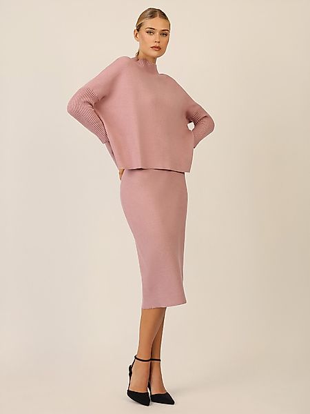 Apart Stehkragenpullover mit Stehkragen und Rippenstruktur günstig online kaufen