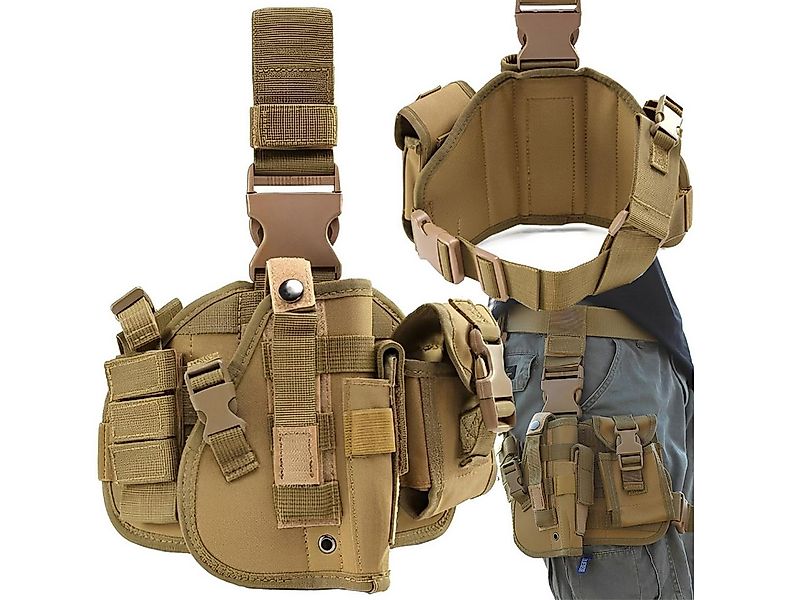 LA CUTE Gürteltasche Modulares Beintaschen-Holster mit MOLLE-System und Mag günstig online kaufen