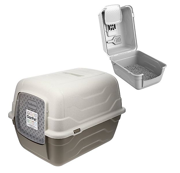 GarPet Katzentoilette GarPet Katzenklo mit Deckel - Haube kippbar - große X günstig online kaufen