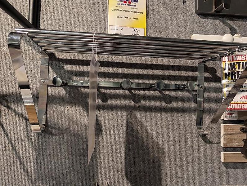 Abverkauf Neumarkt Wandgarderobe 19257 Chrom verzinkt günstig online kaufen