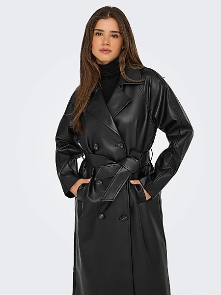 ONLY Trenchcoat "ONLBINA FAUX LEATHER TRENCHCOAT CC OTW" günstig online kaufen