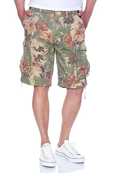 Jet Lag Cargoshorts Flower Green, Flower günstig online kaufen