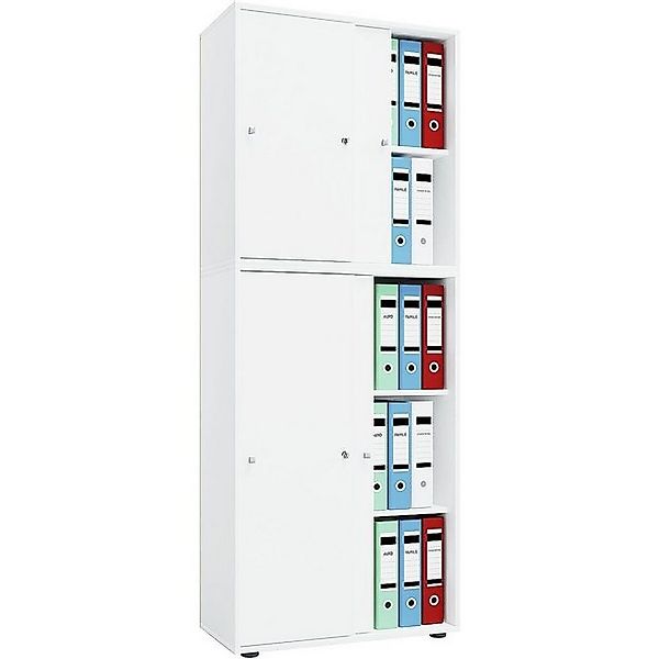 VCM Aktenschrank Büroschrank Aktenschrank Schiebetüren Lona 5fach günstig online kaufen
