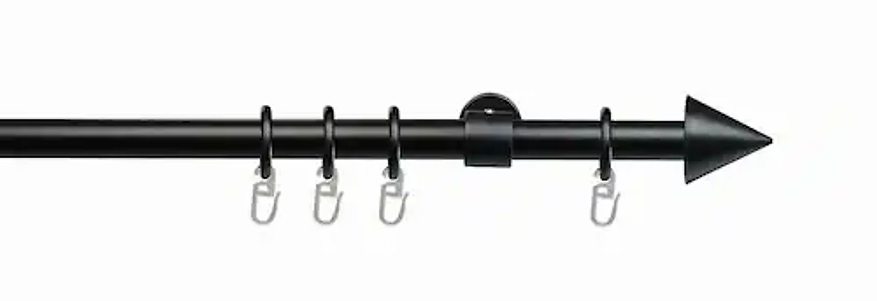 Liedeco Gardinenstange »Kegel« Ø 20 mm 1 läufig-läufig Fixmaß günstig online kaufen