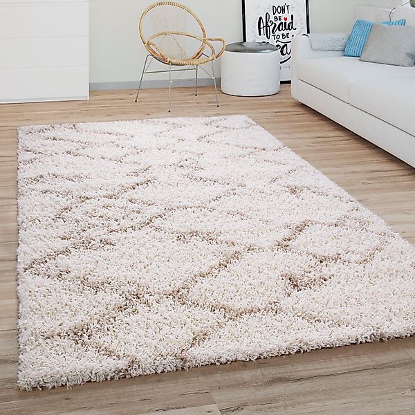Paco Home Hochflor-Teppich Kalmar 447, rund, günstig online kaufen