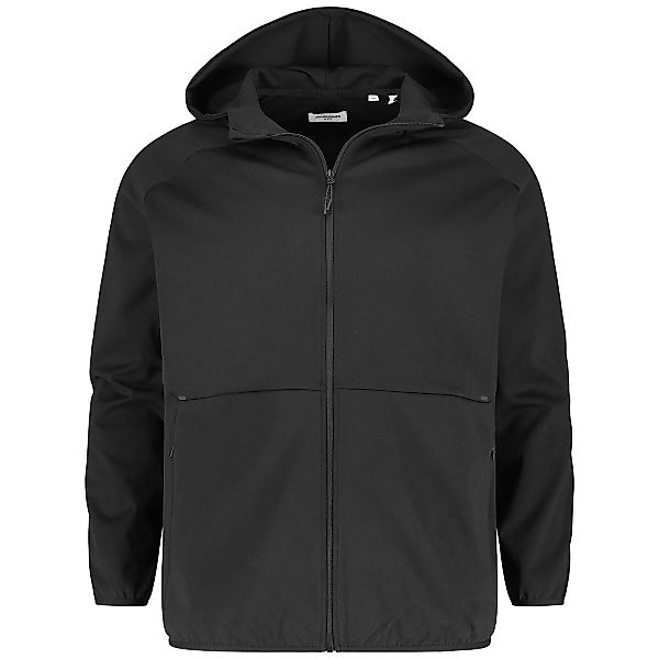 Jack&Jones Sweatjacke aus Funktionsmaterial Farbe schwarz Größe: 8XL günstig online kaufen