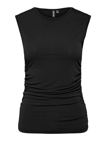 pieces Shirttop PCMADISON SL RUCHING TOP günstig online kaufen