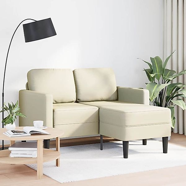 vidaXL Sofa 2-Sitzer-Sofa mit Chaiselongue L-Form günstig online kaufen