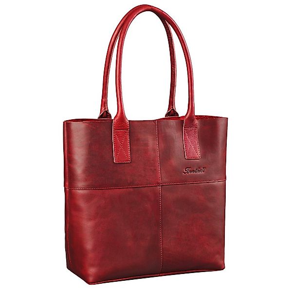 Benthill Shopper Damen Echt Leder Schultertasche Vintage Handtasche Hochwer günstig online kaufen