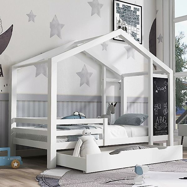 BlingBin Kinderbett Hausbett Hochbett mit Schubladen günstig online kaufen