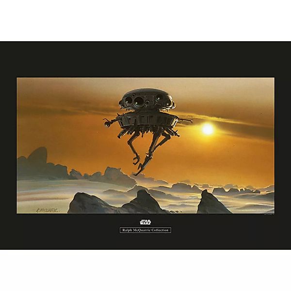 KOMAR Wandbild - Star Wars Classic RMQ Hoth Probe Droid - Größe: 70 x 50 cm günstig online kaufen