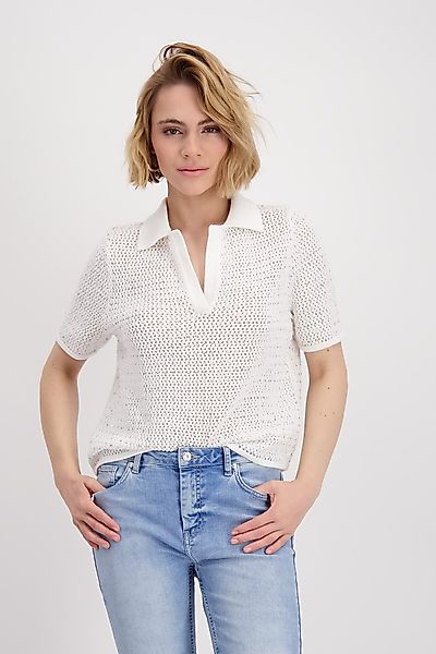 Monari Polokragenpullover mit Glitzersteinchen günstig online kaufen