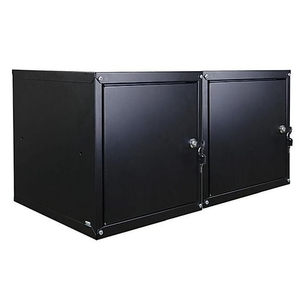 PROREGAL Mega Deal 2x Schließfachwürfel Cubic HxBxT 35 x 35 x 35 cm Schwarz günstig online kaufen