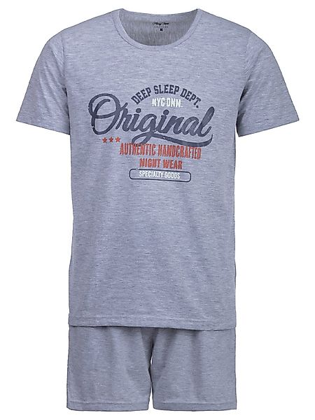 Henry Terre Schlafanzug Pyjama Set Shorty günstig online kaufen