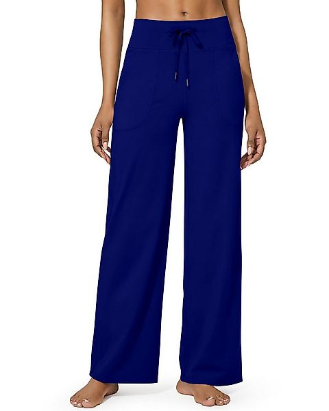 YI Schlaghose Yogahose Damen Flare Leggings Jogginghose Hohe Elegante Schla günstig online kaufen