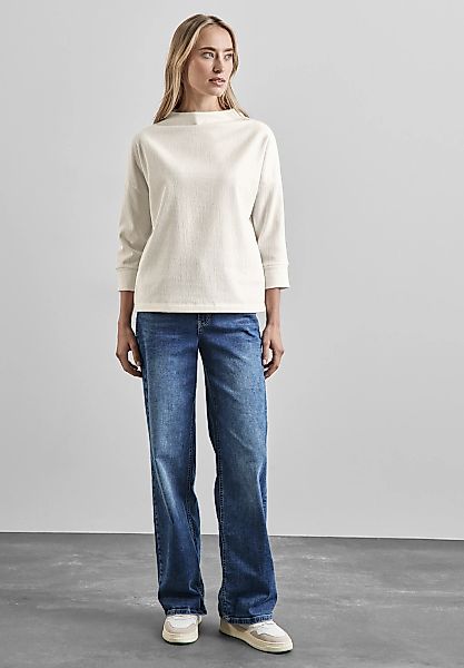 STREET ONE Rollkragenshirt mit 3/4 Ärmeln günstig online kaufen