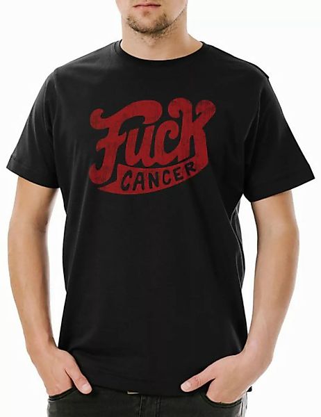 Urban Backwoods Print-Shirt Fuck Cancer Herren T-Shirt Frank Fiona Carl Ian günstig online kaufen