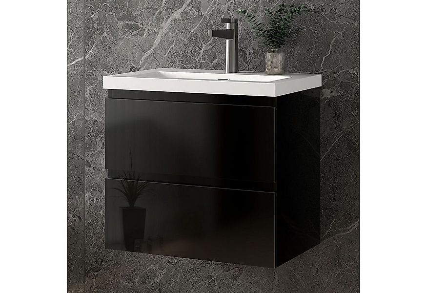 duschspa Waschtisch Waschbecken mit Unterschrank Badmöbel Set Badschrank Wa günstig online kaufen