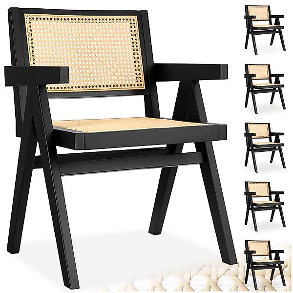 tectake Esszimmerstuhl Holzstuhl Lissy mit Wiener günstig online kaufen