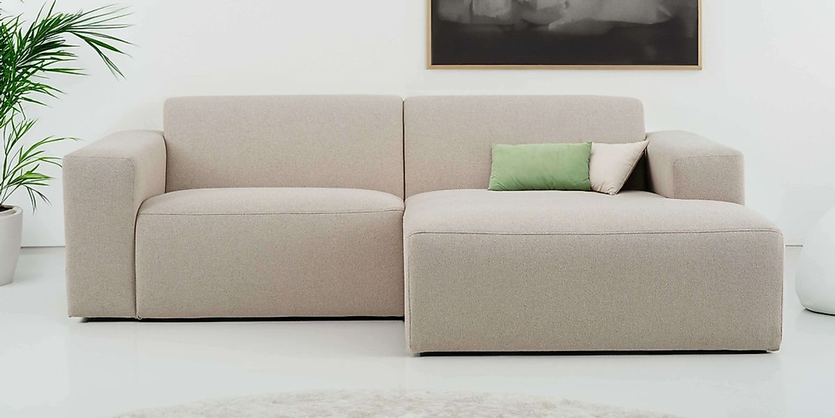 INOSIGN Ecksofa "Koa,228cm, L-Form, Modulsofa, Webstoff, Cord", Designsofa, günstig online kaufen