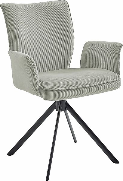 NIEHOFF SITZMÖBEL Esszimmerstuhl () 2er Set, Bezug Cord, Stativgestell mit günstig online kaufen