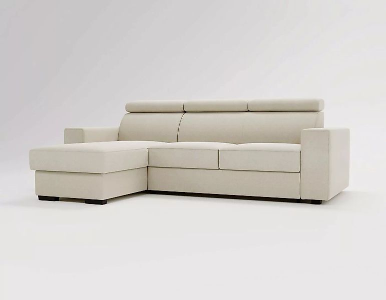 MOEBLO Ecksofa ROSALINE, Couch für Wohnzimmer, Schlafsofa Sofagarnitur Sofa günstig online kaufen